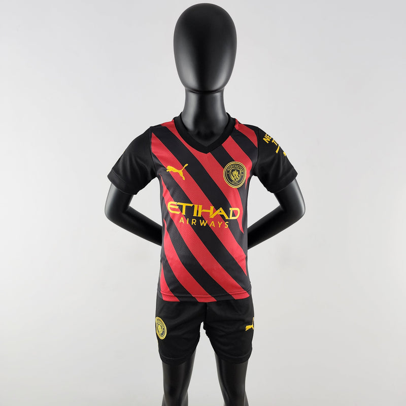 Conjunto Infantil Manchester City 2022/23 - Away