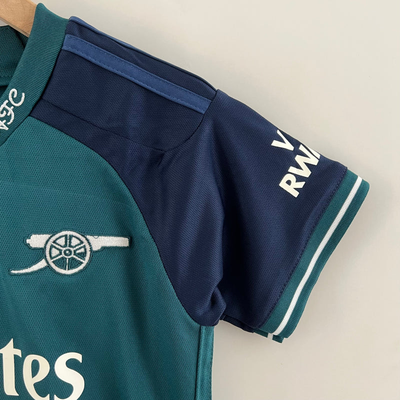 Conjunto Infantil Arsenal 2023/24 - Terceira