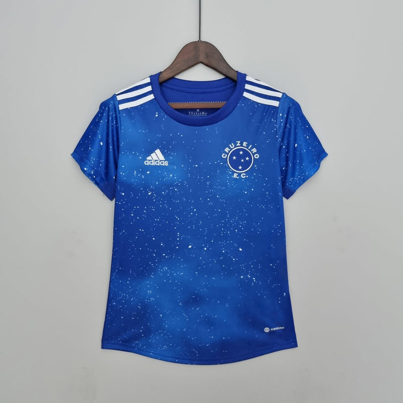 Camisa Feminina Cruzeiro 2022/23 Home - ResPeita Sports