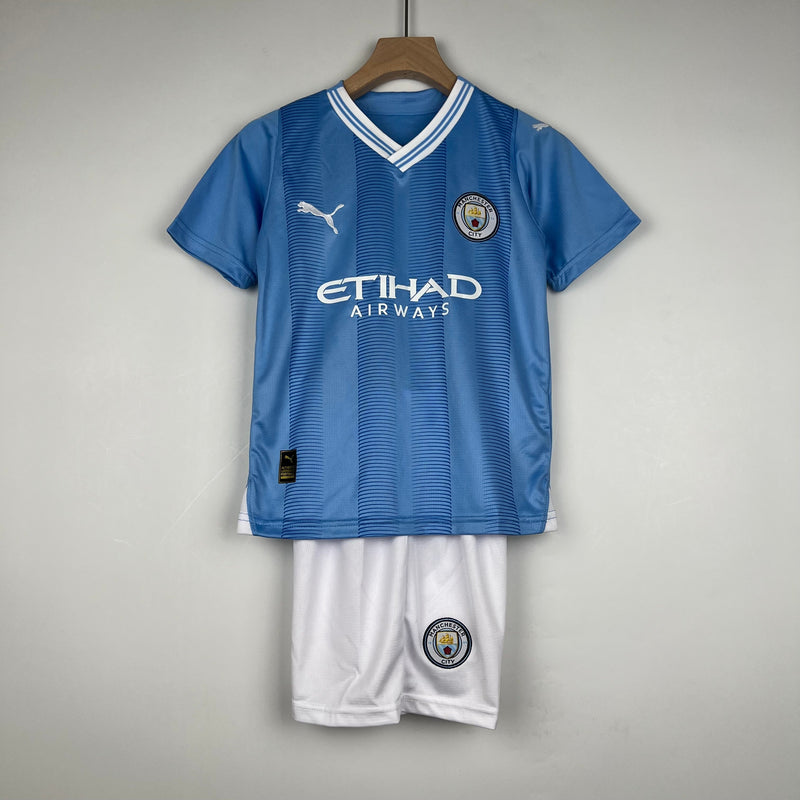 Conjunto Infantil Manchester City 2023/24 - Home