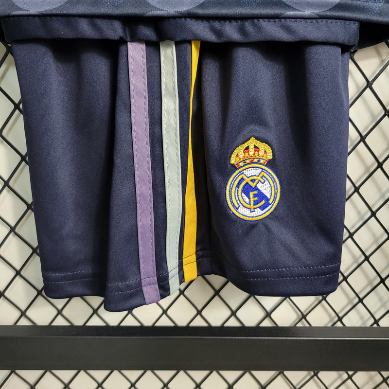 Conjunto Infantil Real Madrid 2023/24 - Away