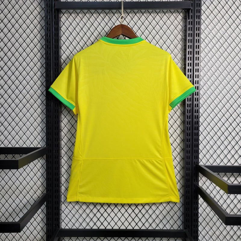 Camisa Feminina Seleção Brasil 2023/24 Home "Mãe Natureza"