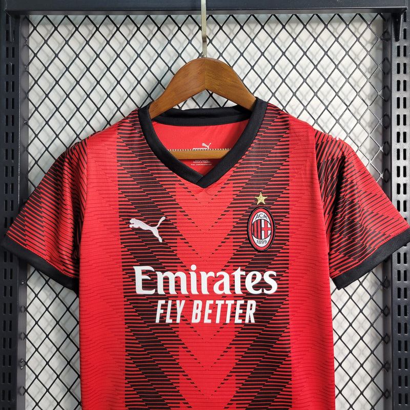 Conjunto Infantil Milan 2023/24 - Home