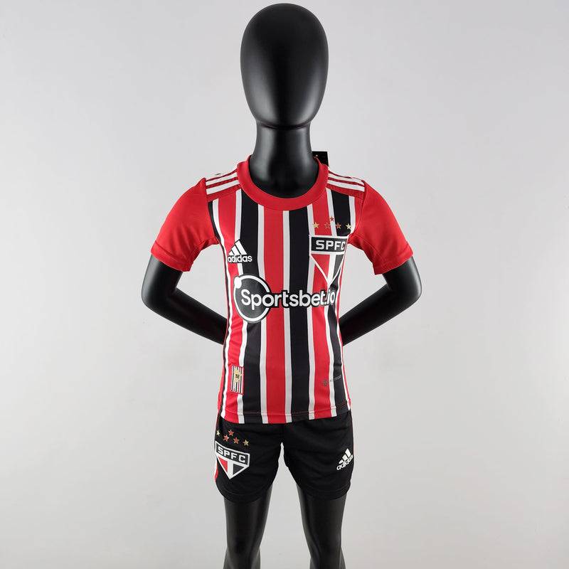 Conjunto Infantil São Paulo 2022/23 - Away