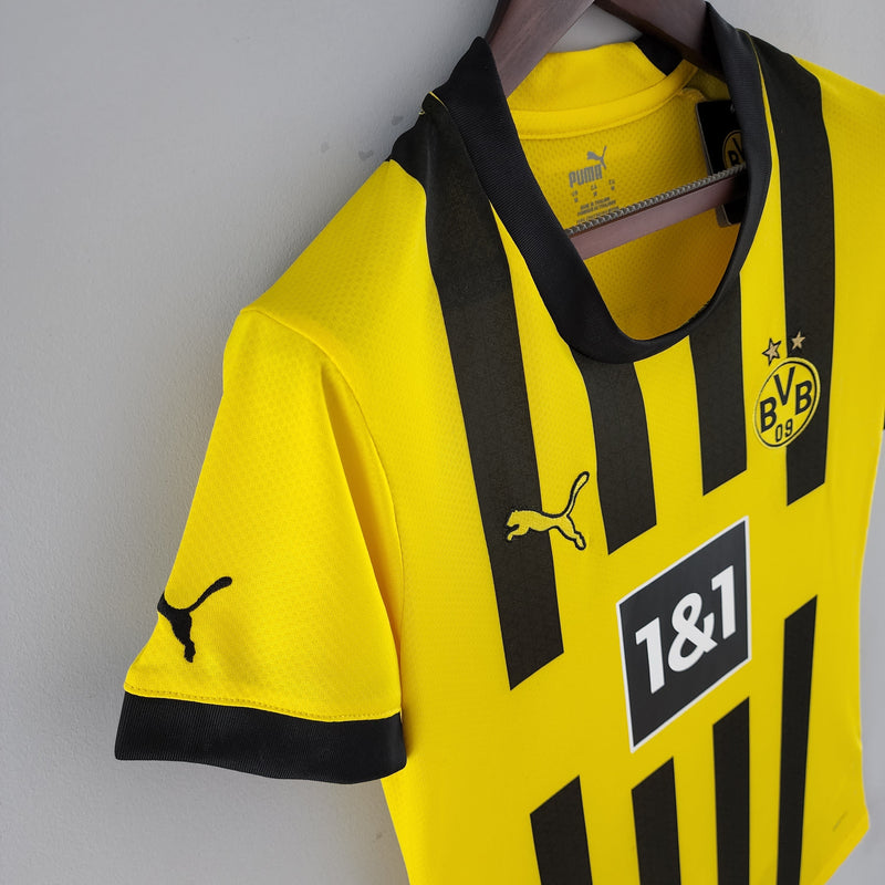 Camisa Feminina Borussia Dortmund 2022/23 Home