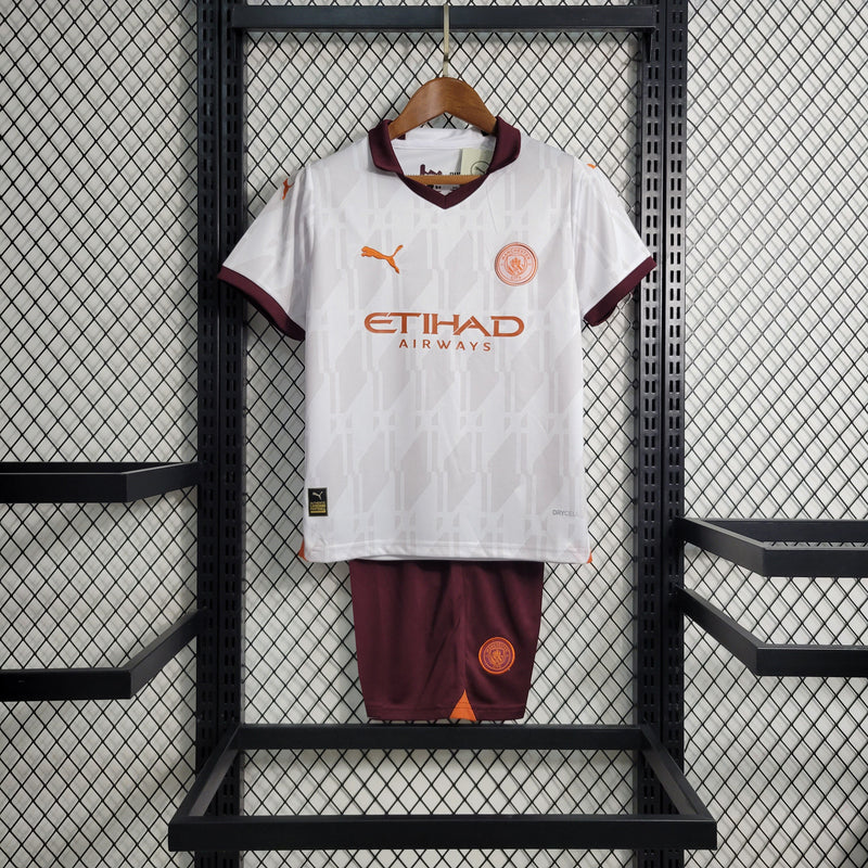 Conjunto Infantil Manchester City 2023/24 - Away