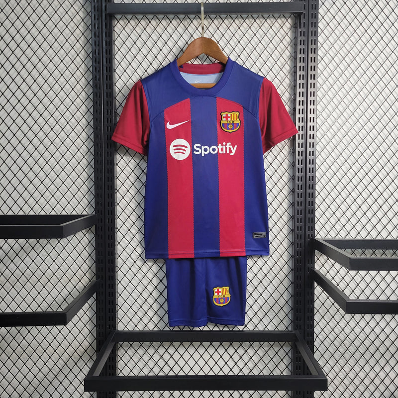 Conjunto Infantil Barcelona 2023/24 - Home