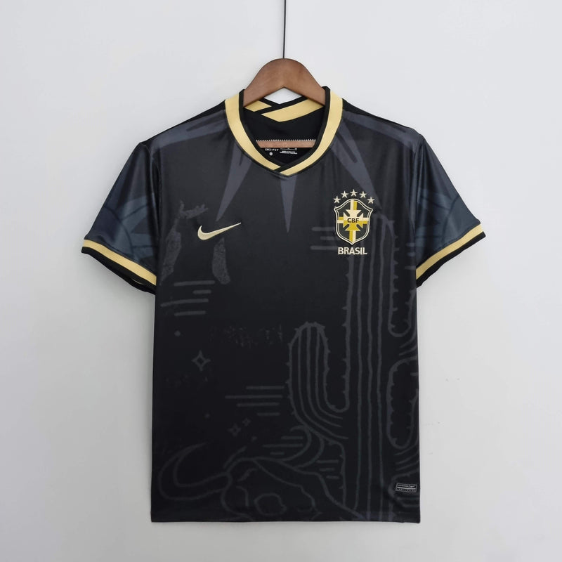 Camisa Seleção Brasil 2022/22 Edição Limitada Preta - ResPeita Sports 