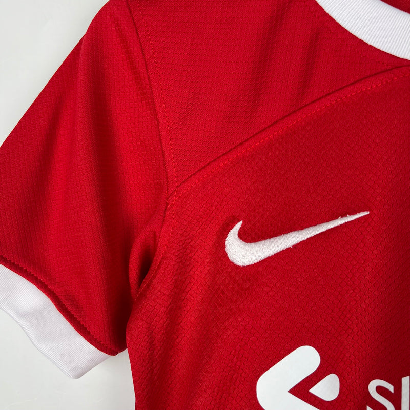 Conjunto Infantil Liverpool 2023/24 - Home