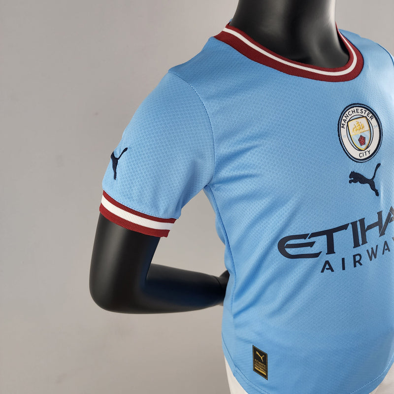 Conjunto Infantil Manchester City 2022/23 - Home