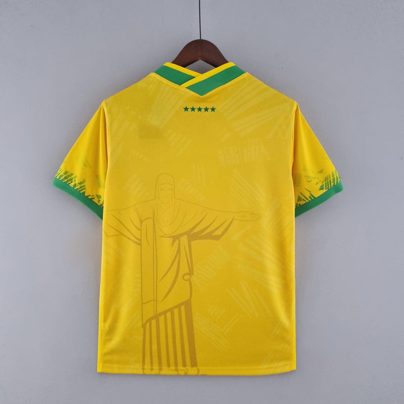 Camisa Seleção Brasil 2022/23 Amarelo Clássico - ResPeita Sports