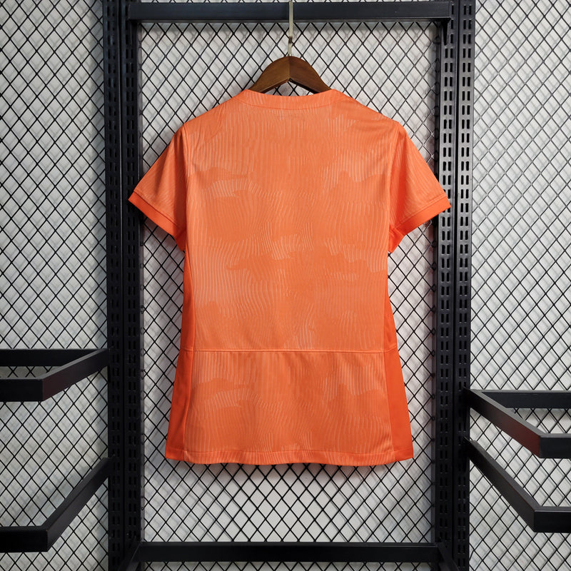 Camisa Feminina Seleção Holanda 2023/24 Home