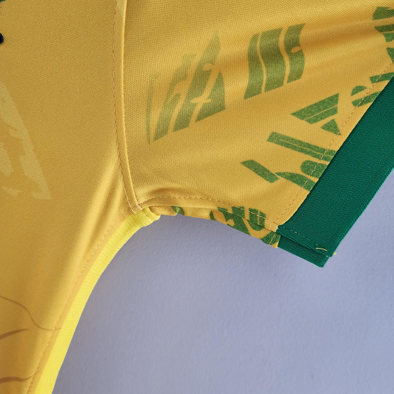 Camisa Feminina Seleção Brasil 2022/22 Amarelo Conceito - ResPeita Sports