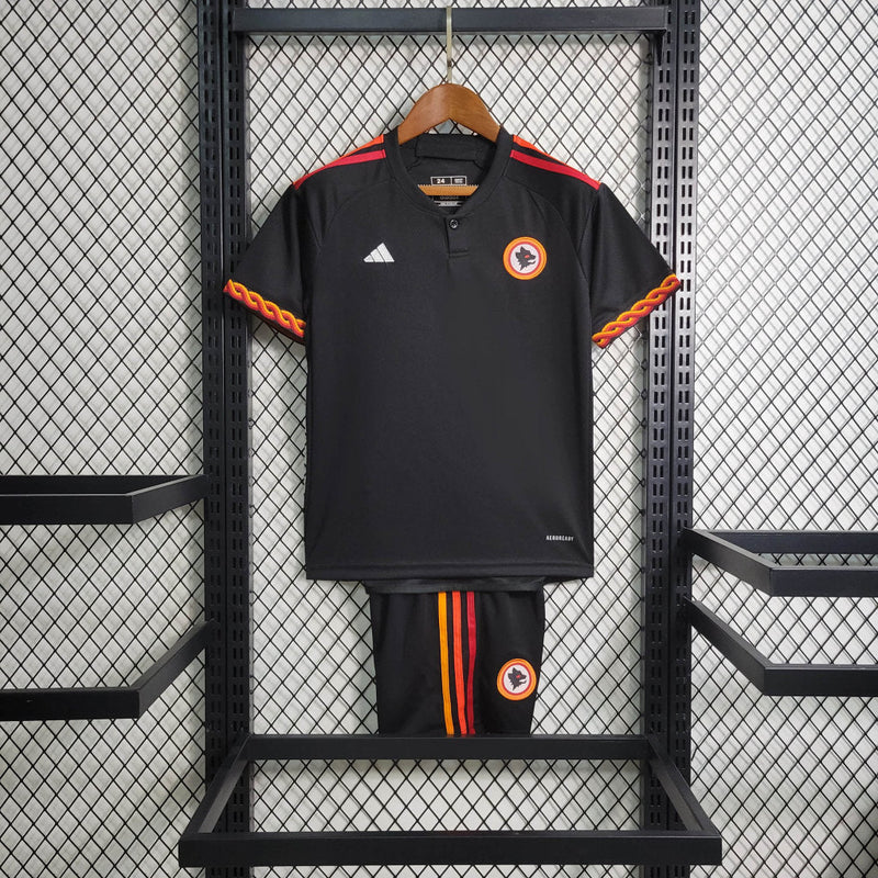 Conjunto Infantil AS Roma 2023/24 - Terceira