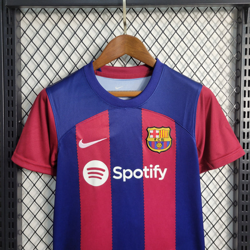 Conjunto Infantil Barcelona 2023/24 - Home