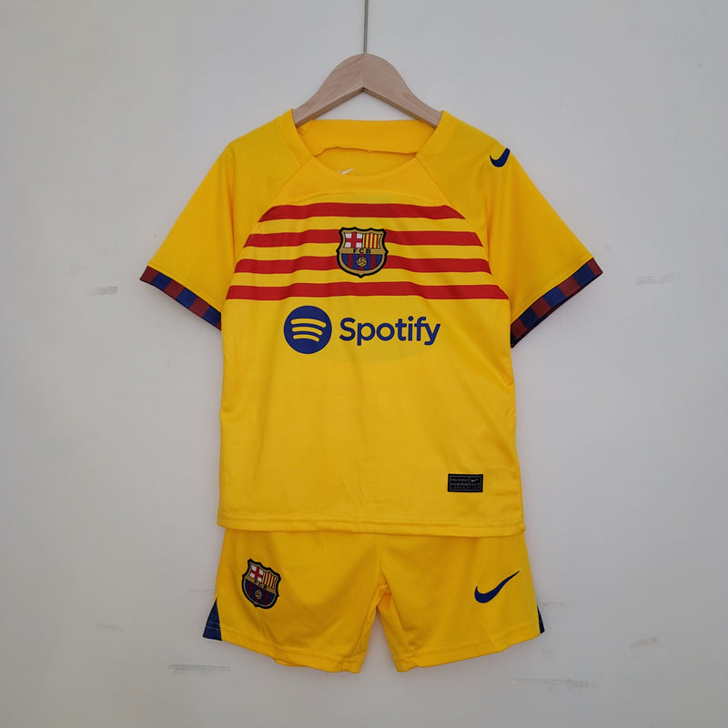 Conjunto Infantil Barcelona 2022/23 - Quarta