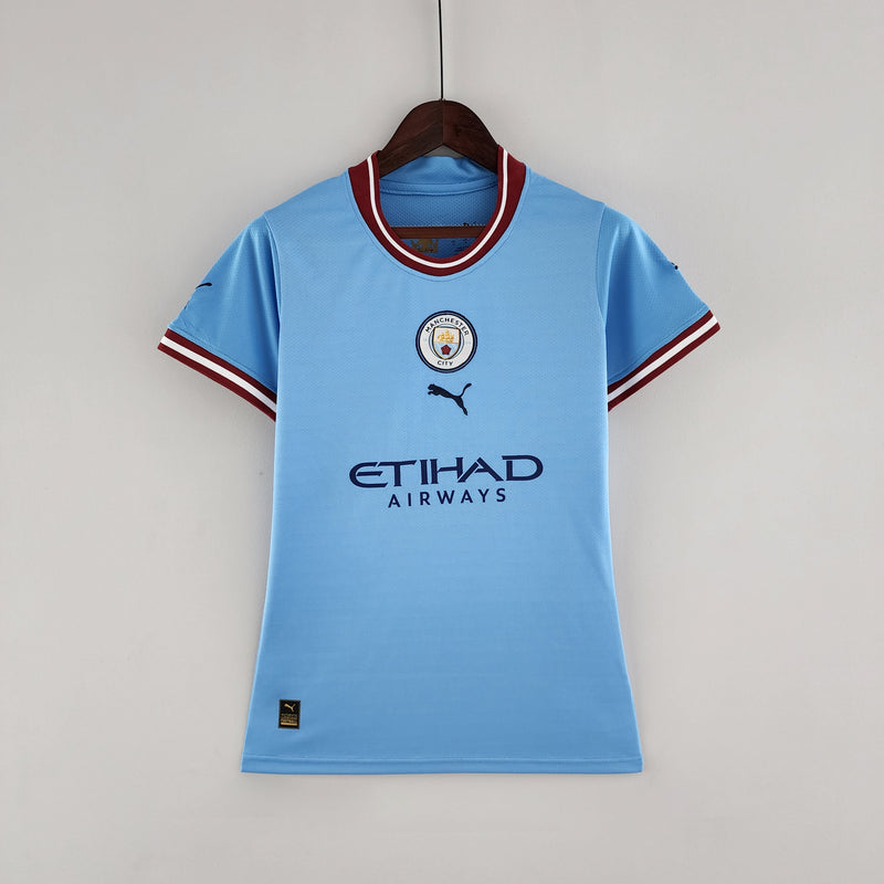 Camisa Feminina Manchester City 2022/23 Home