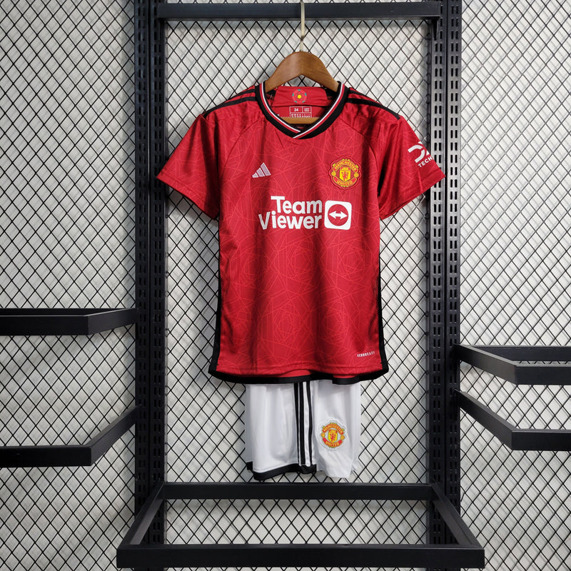 Conjunto Infantil Manchester United 2023/24 - Home