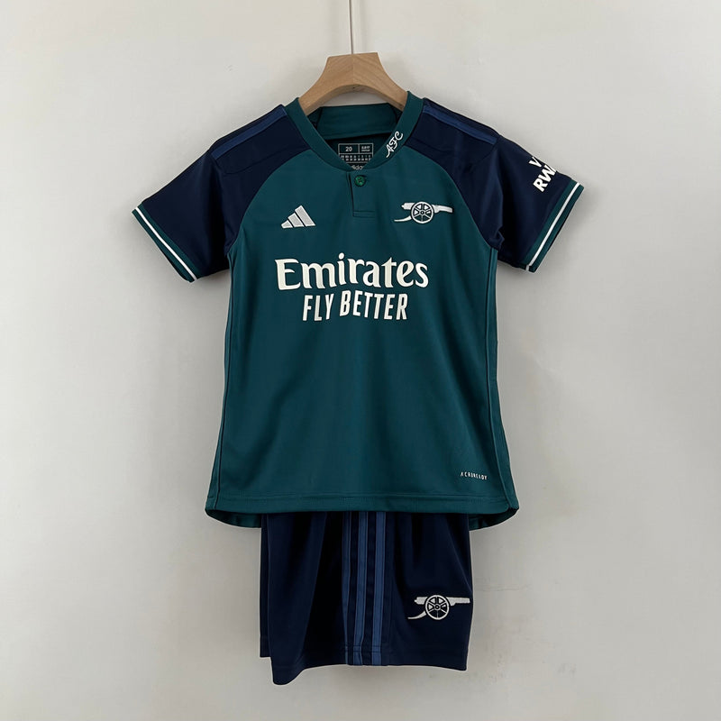 Conjunto Infantil Arsenal 2023/24 - Terceira