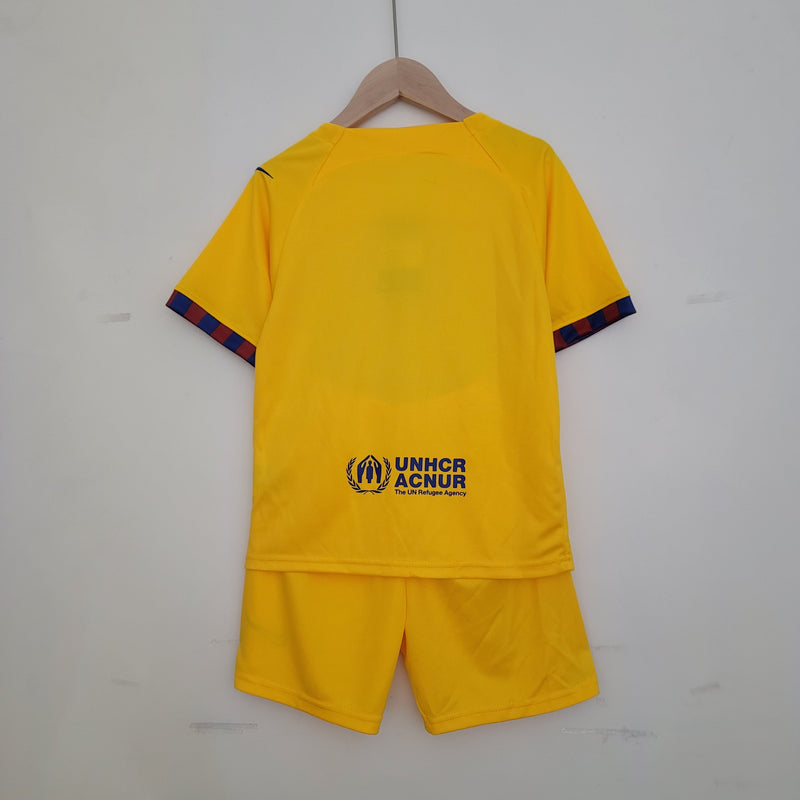 Conjunto Infantil Barcelona 2022/23 - Quarta