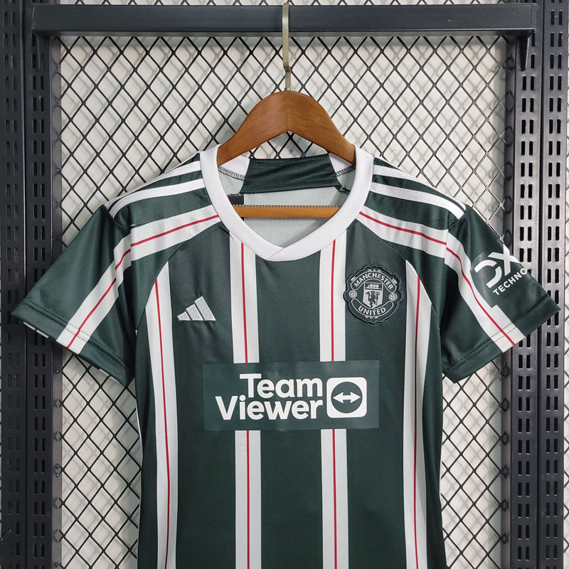 Conjunto Infantil Manchester United 2023/24 - Away