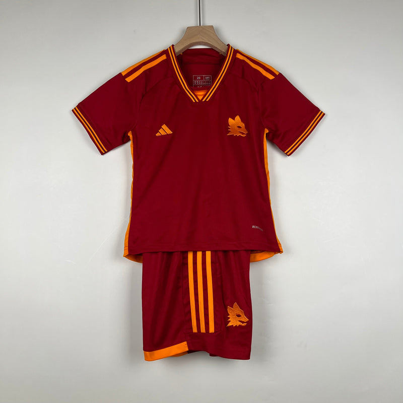 Conjunto Infantil AS Roma 2023/24 - Home